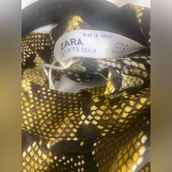 🟡NEVER WORN! | ZARA DRESS | Size: Small | Snake-print Pattern - Picture 9 of 17